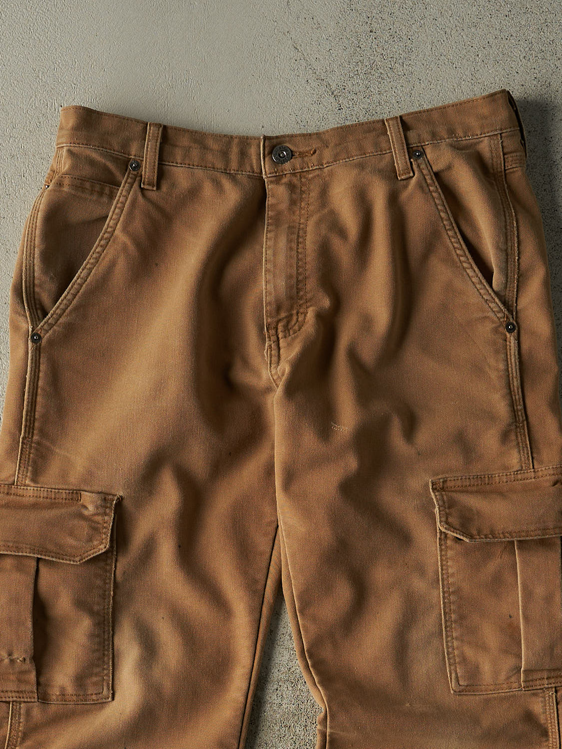 Vintage Y2K Camel Dickies Cargo Pants (32x31)