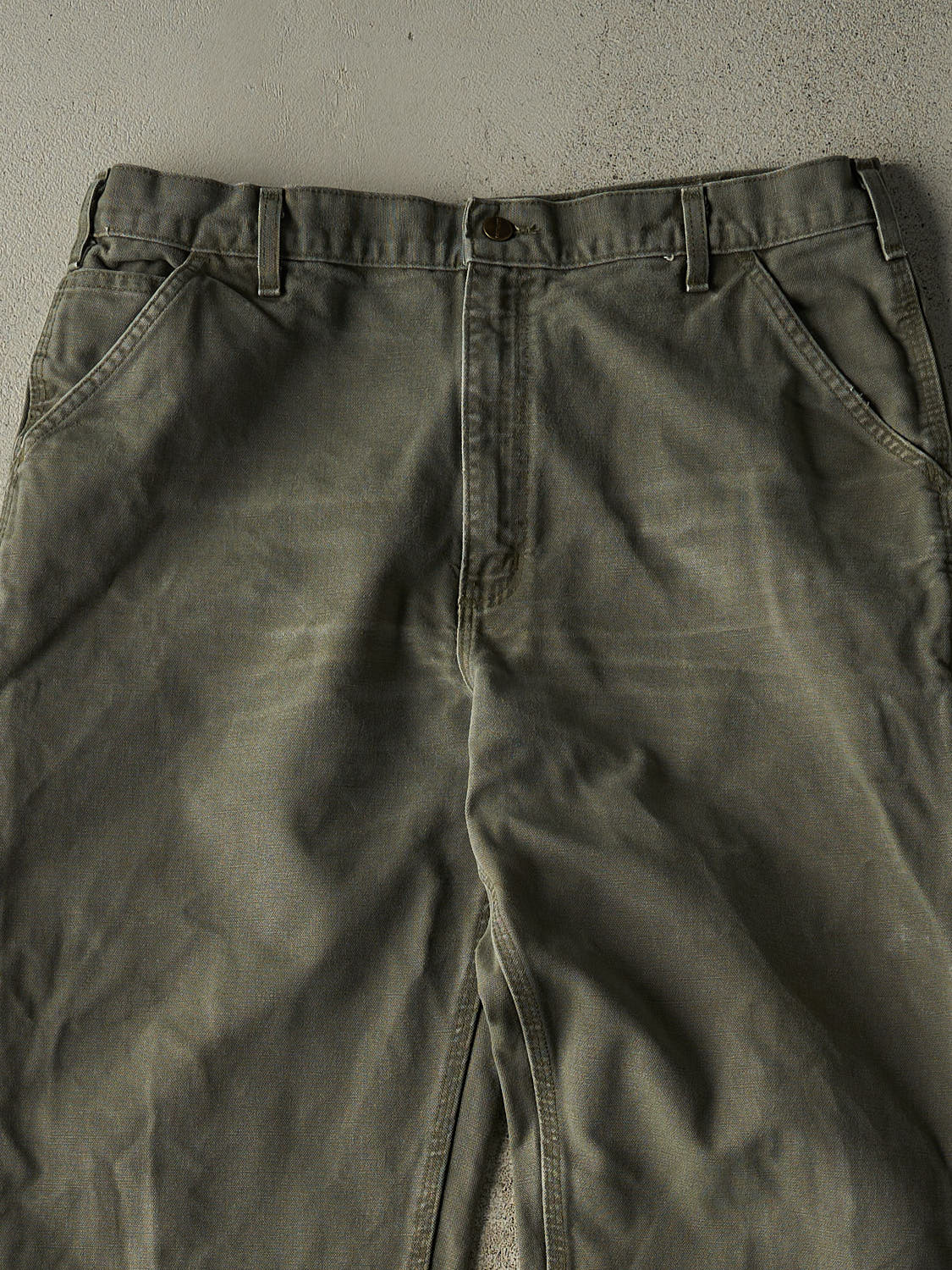 Vintage Y2K Green Carhartt Carpenter Pants (37x33)