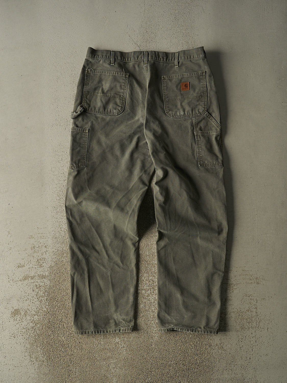 Vintage Y2K Green Carhartt Carpenter Pants (37x33)
