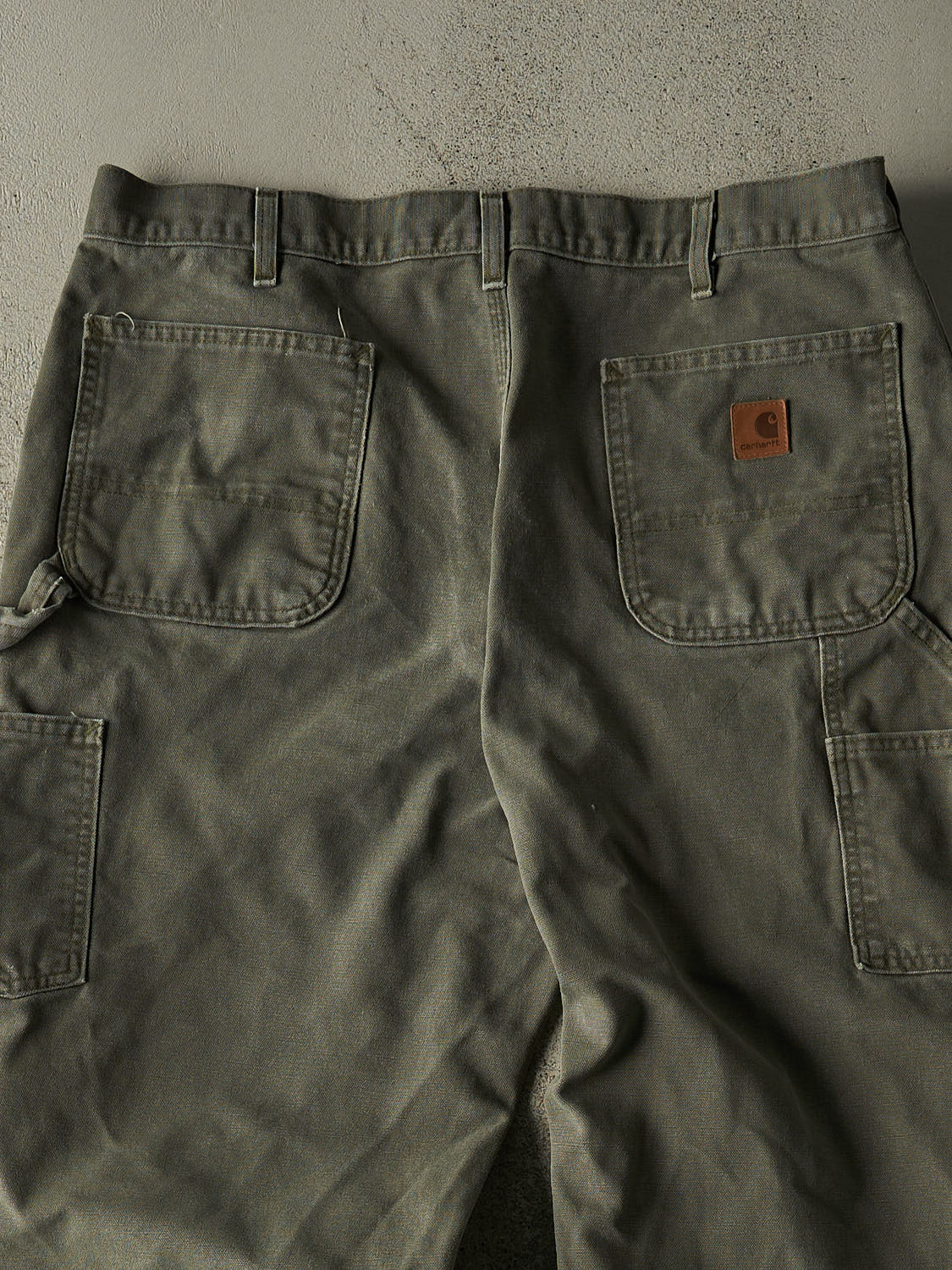 Vintage Y2K Green Carhartt Carpenter Pants (37x33)