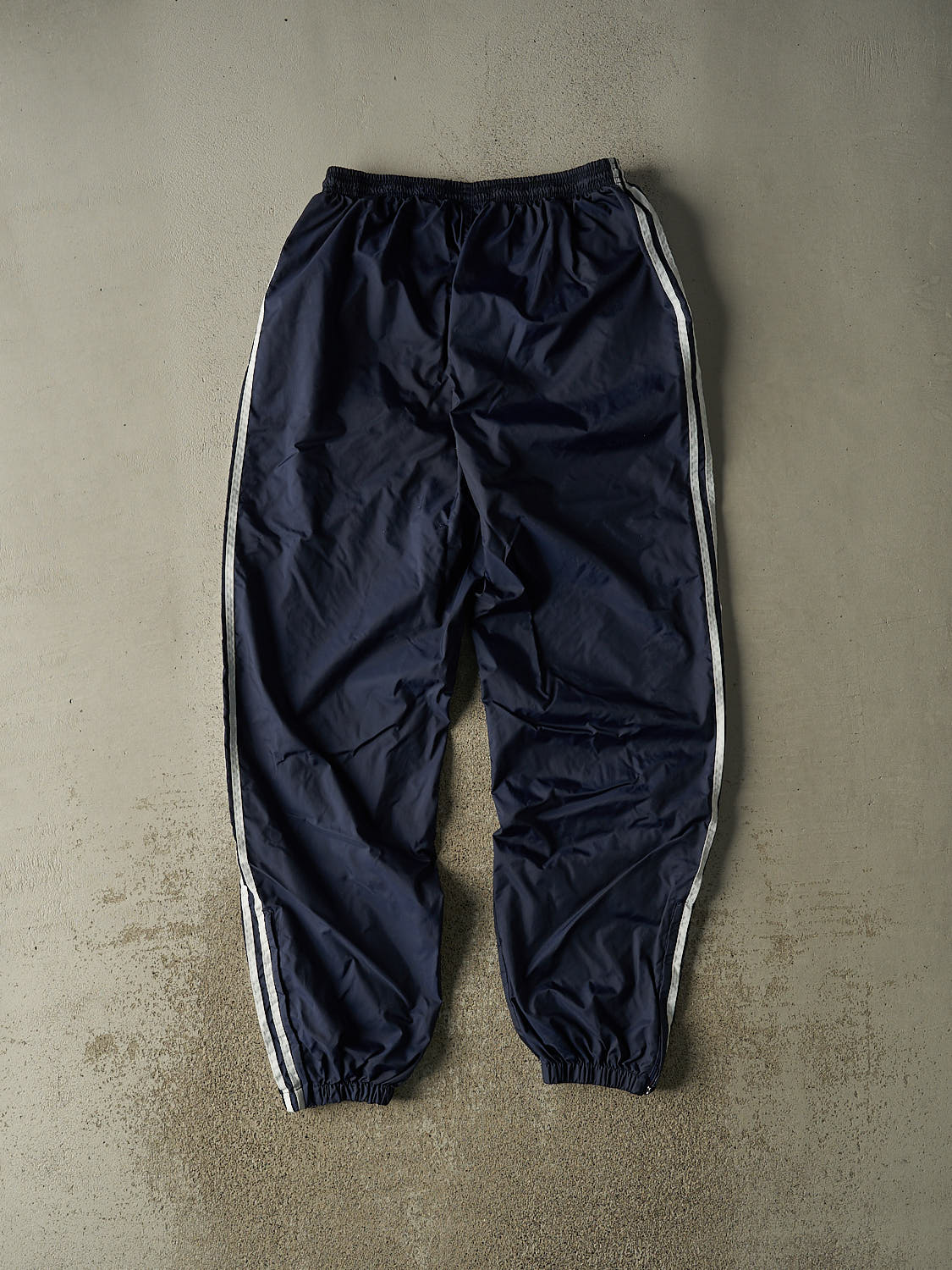 Vintage 90s Navy Blue Adidas Track Pants (30x32.5)