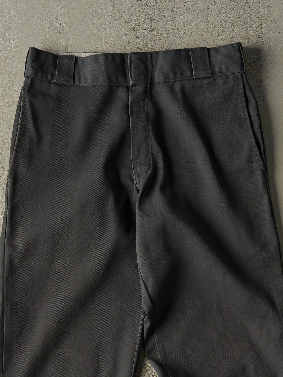 Vintage Y2K Charcoal Grey Dickies 874 Work Pants (30x31.5)