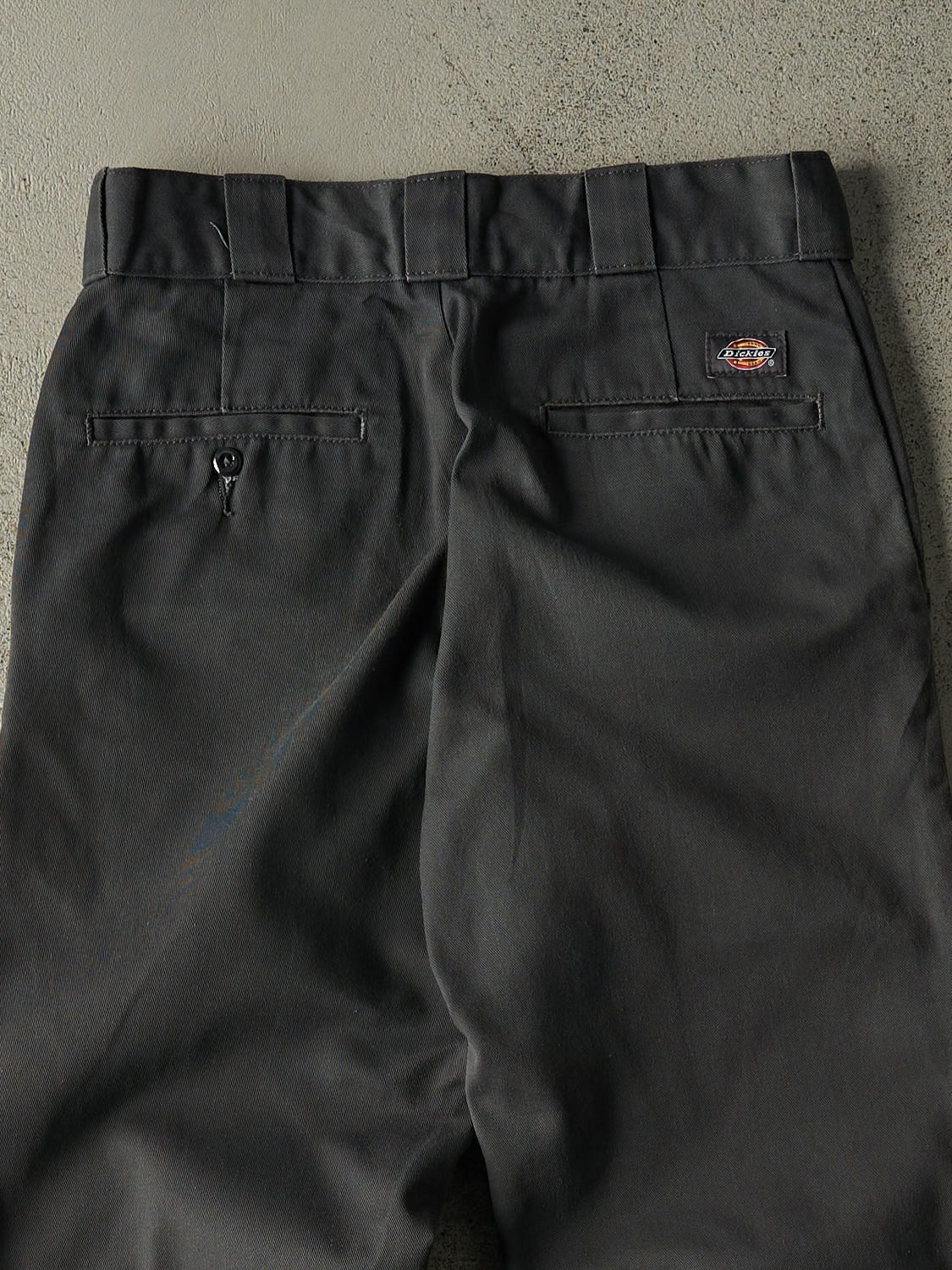 Vintage Y2K Charcoal Grey Dickies 874 Work Pants (30x31.5)