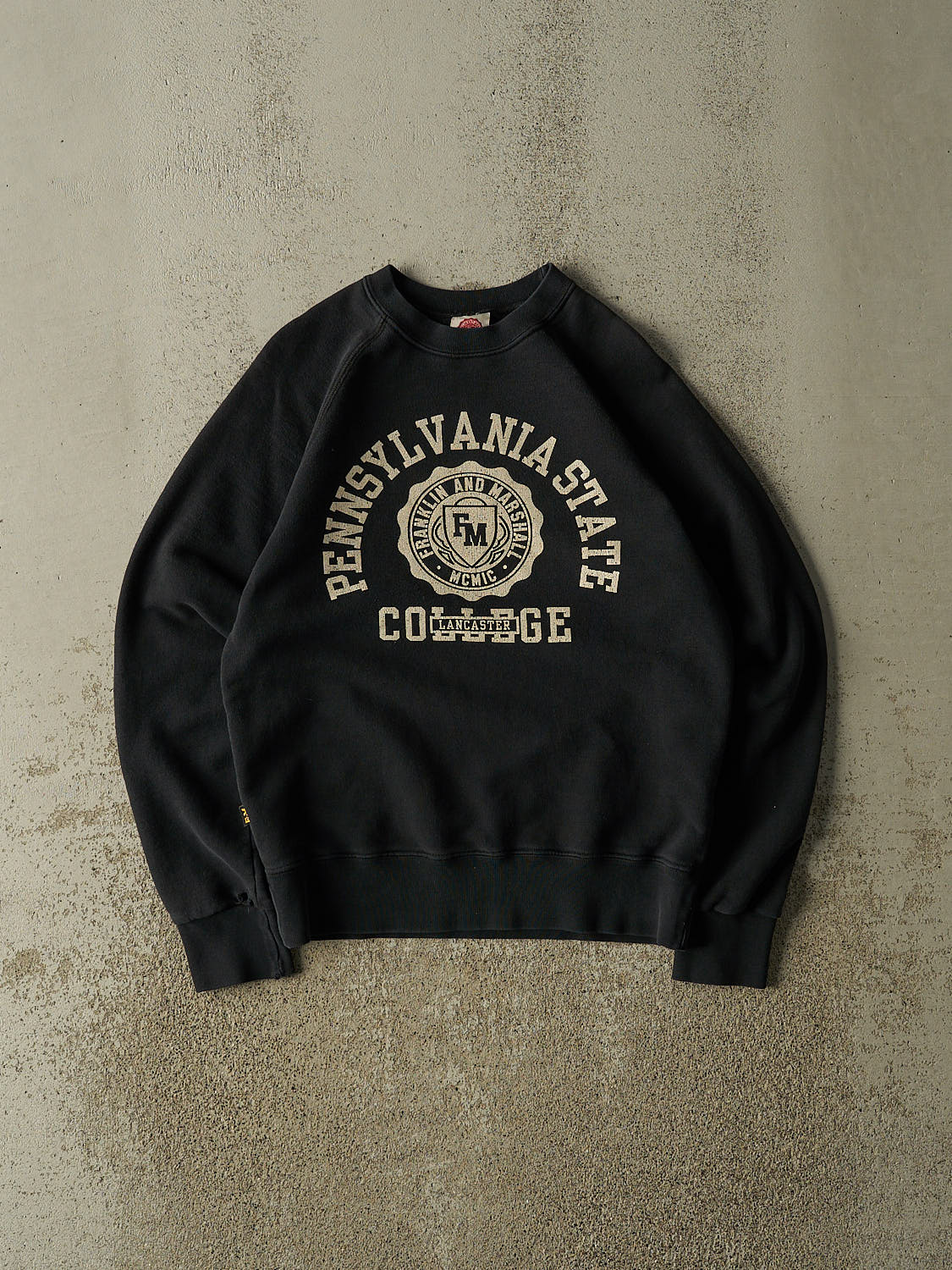 Vintage 90s Black Penn State College Crewneck (XS/S)