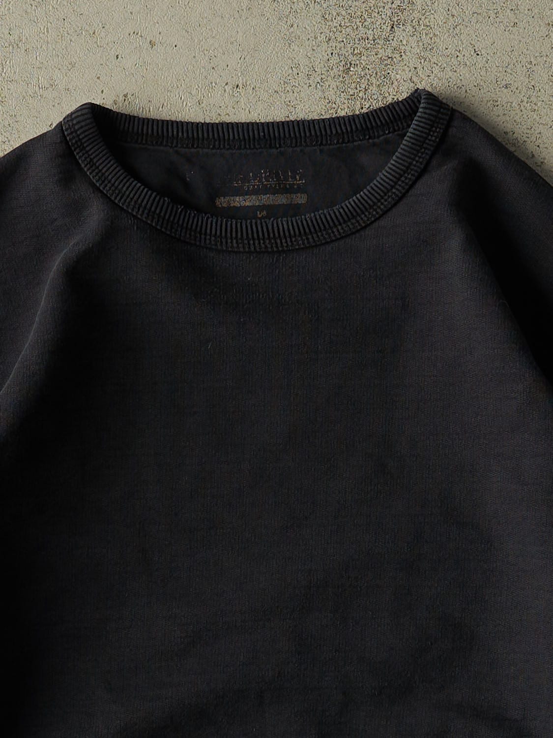 Vintage Y2K Faded Black Wind River Blank Crewneck (L/XL)