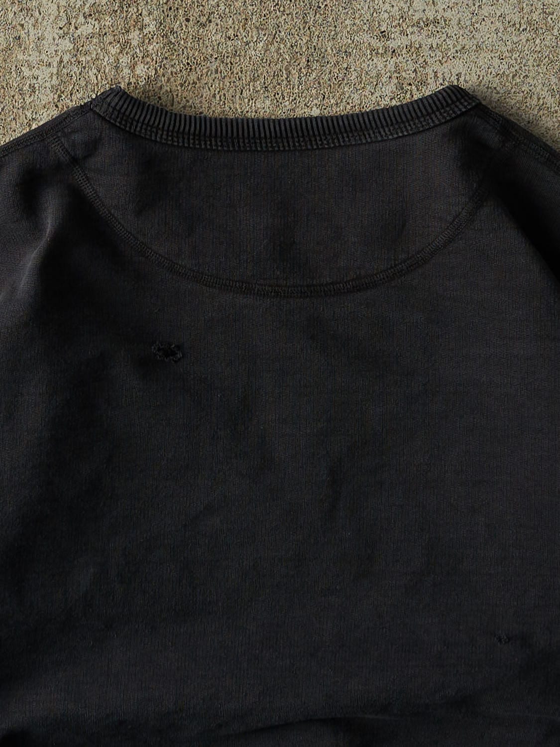 Vintage Y2K Faded Black Wind River Blank Crewneck (L/XL)