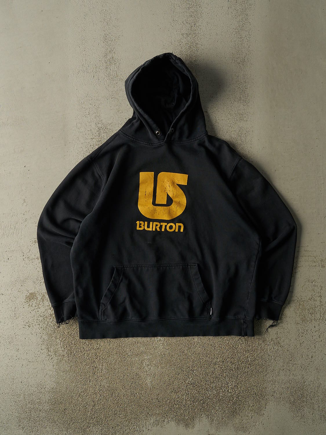 Vintage Y2K Black Burton Snowboards Hoodie (L/XL)