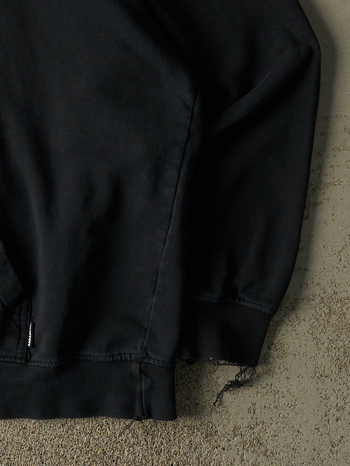 Vintage Y2K Black Burton Snowboards Hoodie (L/XL)