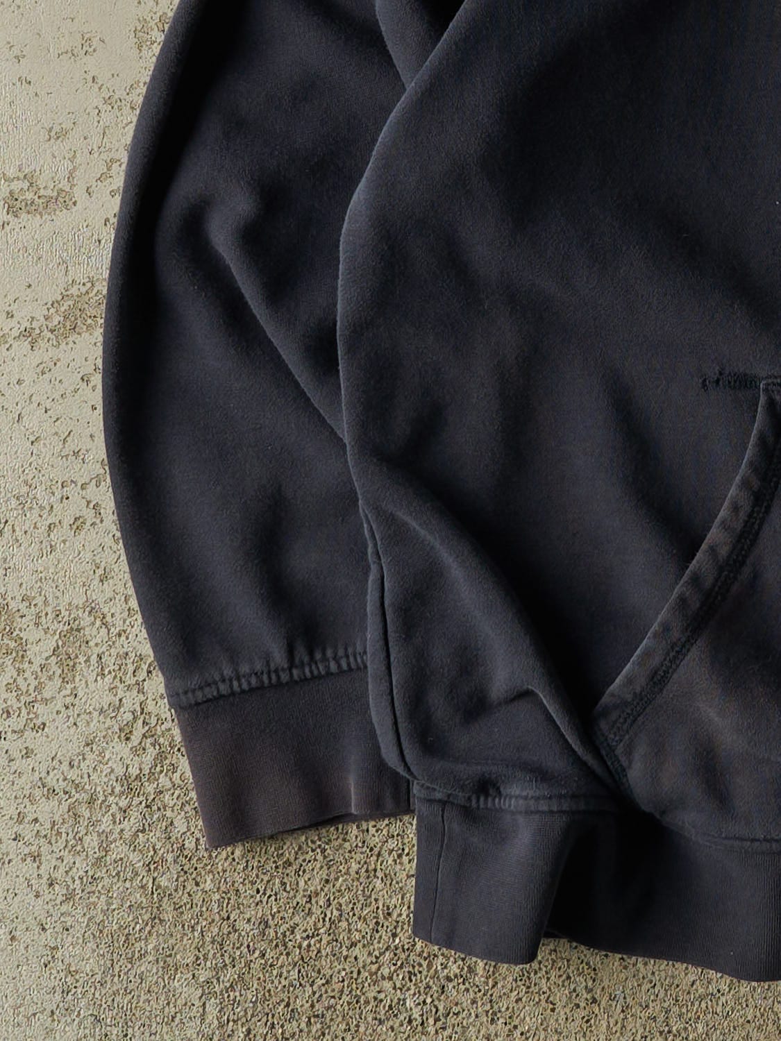 Vintage Y2K Navy Blue Thermal Lined Zip Up Wind River Hoodie (L/XL)