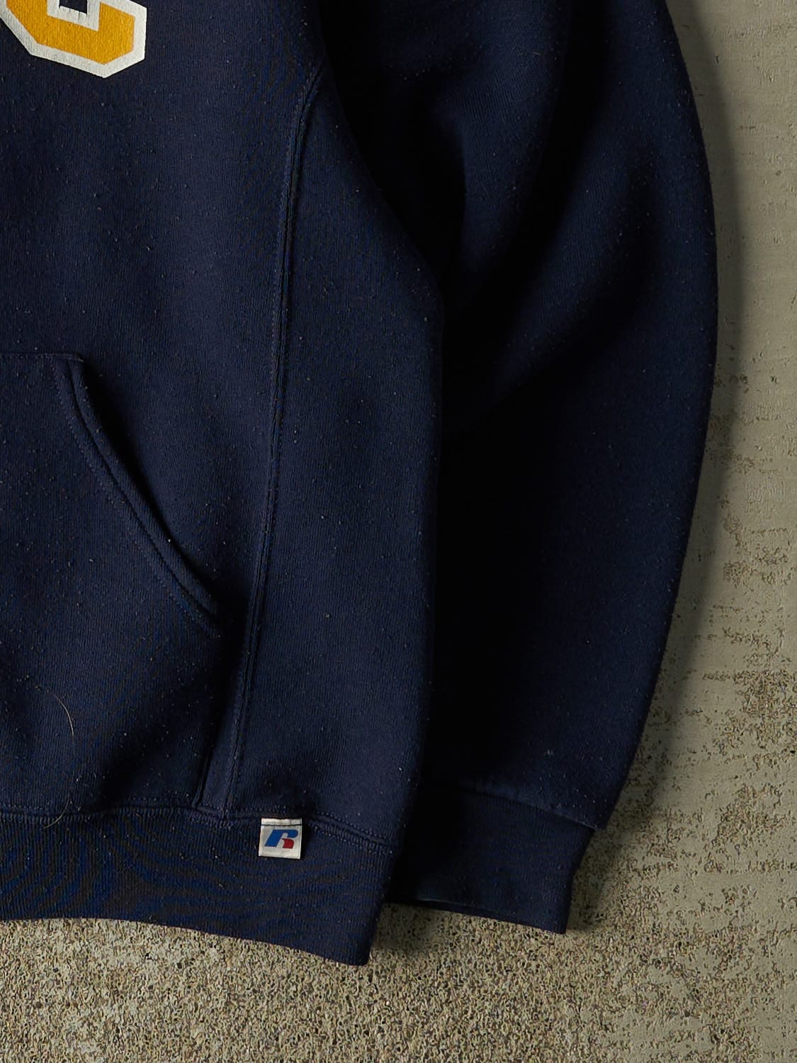 Vintage Y2K Navy Blue Russell Athletic UBC Hoodie (M)