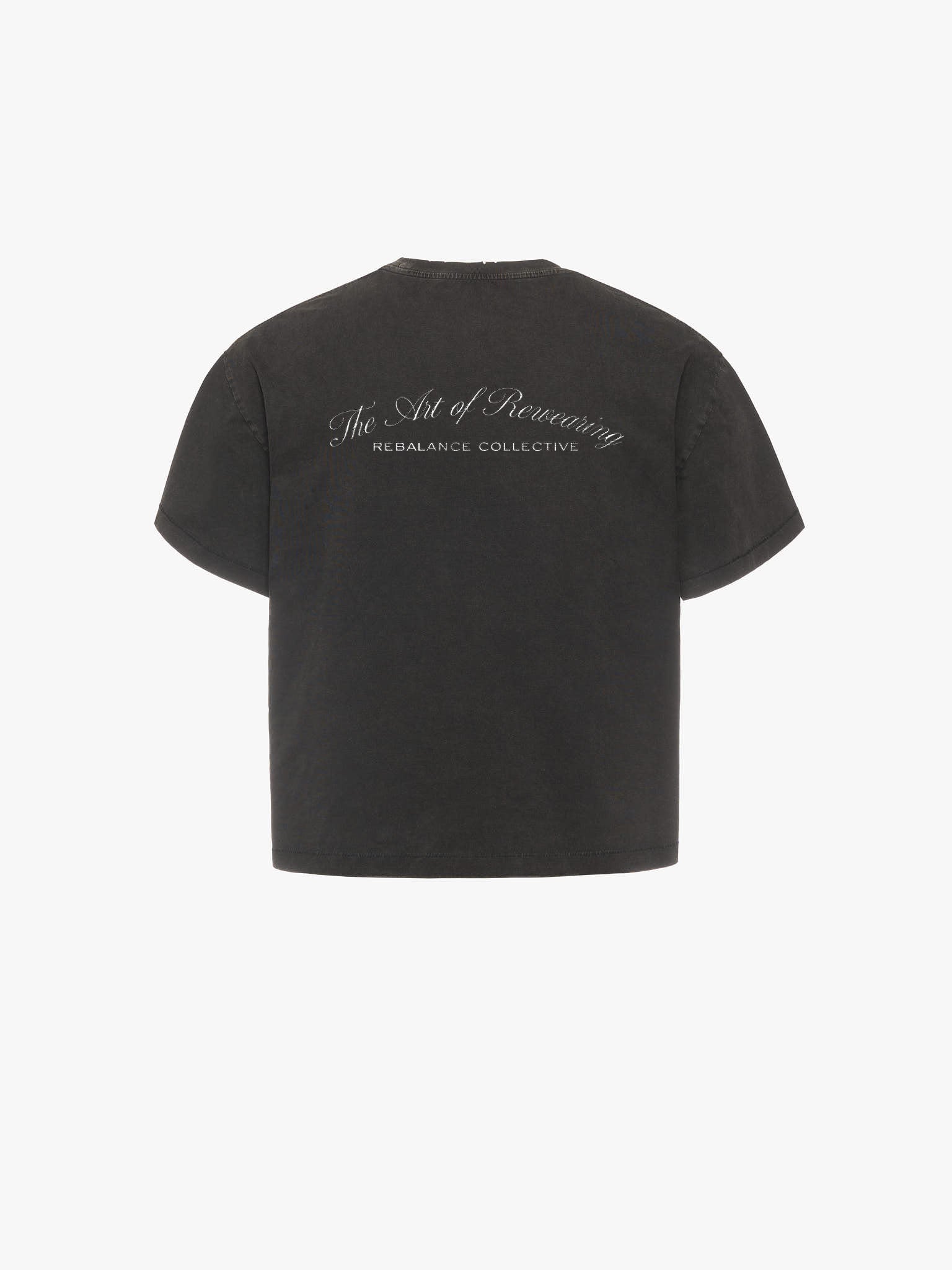 The Art of Rewearing Tee - Jet Black