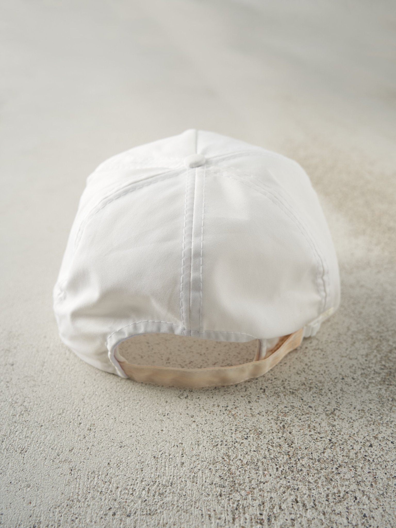 Vintage 80s White Brainerd Helicopters Zipback Hat