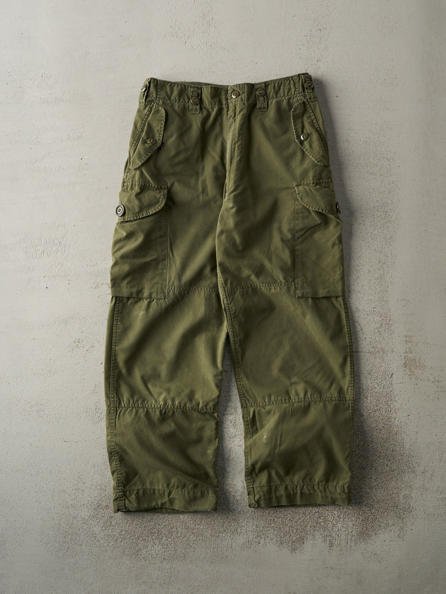 Vintage 98' Army Green Military Pants (31x27.5)