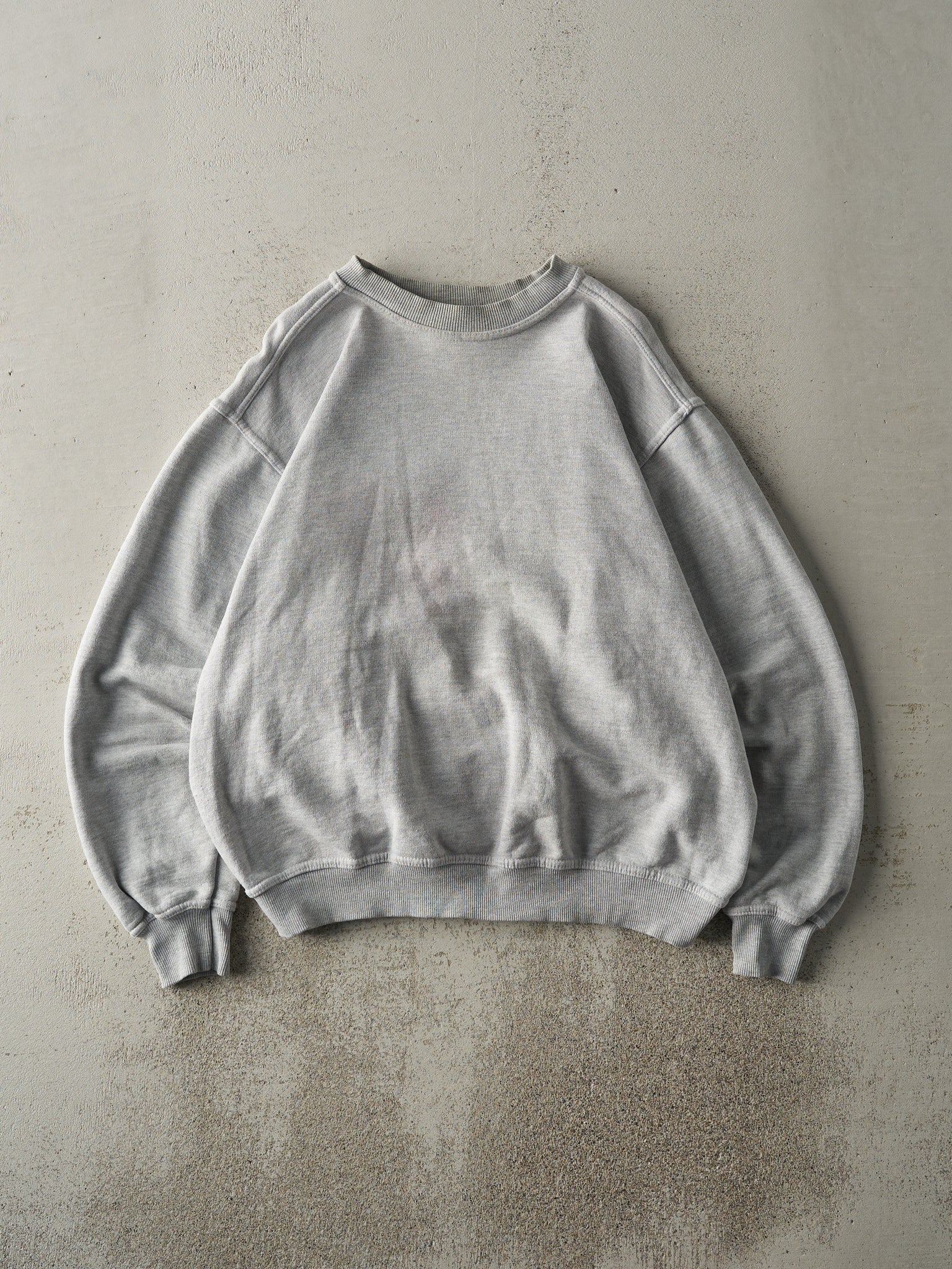 Vintage 90s Grey Blank Pluma by Russell Athletic Crewneck (L)