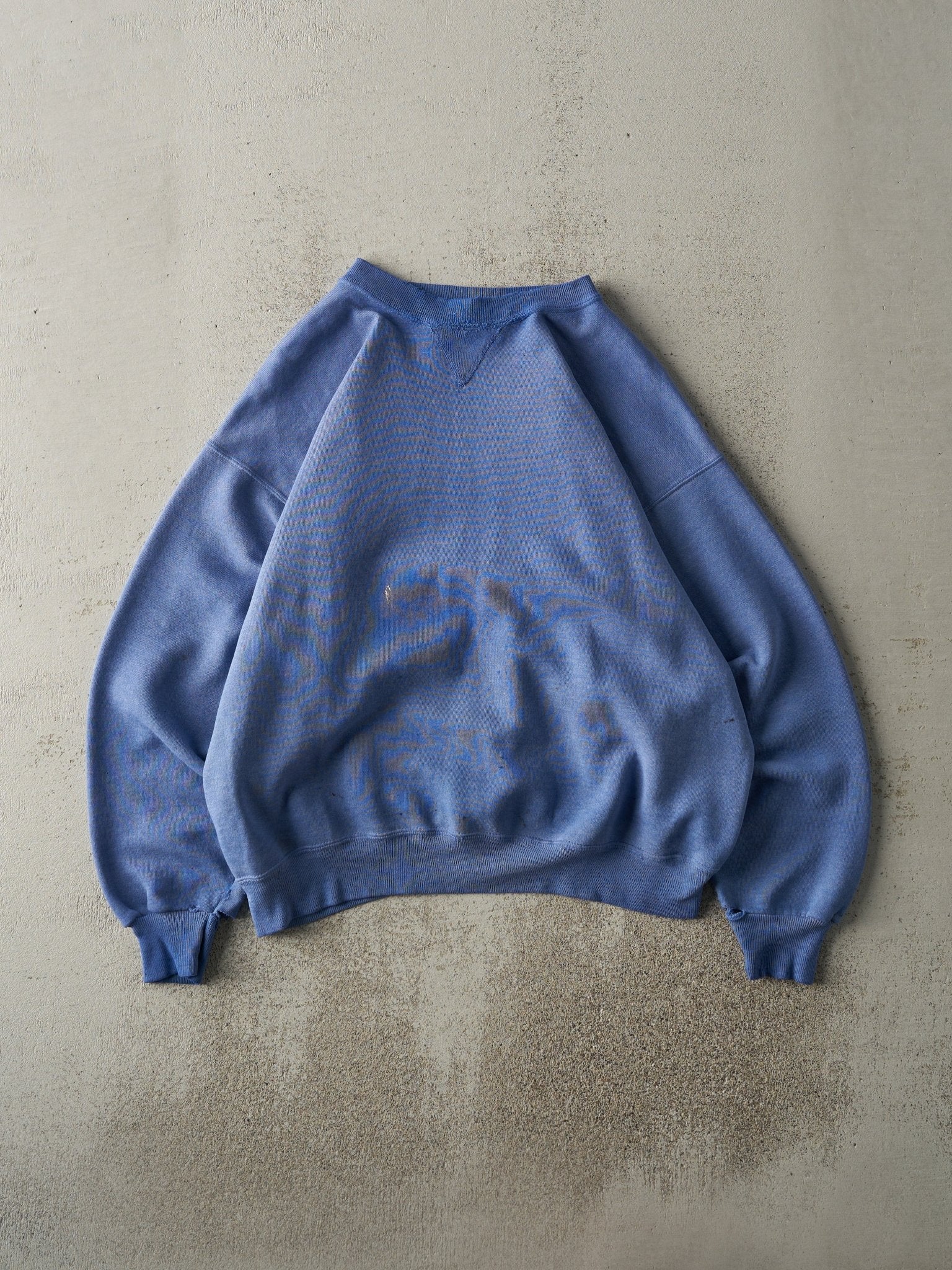Vintage 90s Periwinkle Blue Blank Crewneck (L)