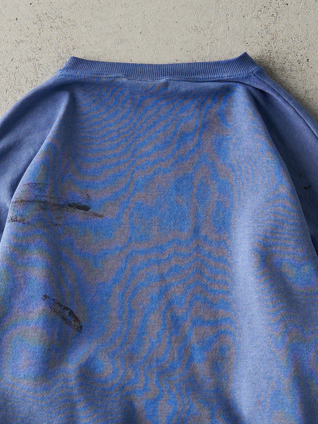 Vintage 90s Periwinkle Blue Blank Crewneck (L)