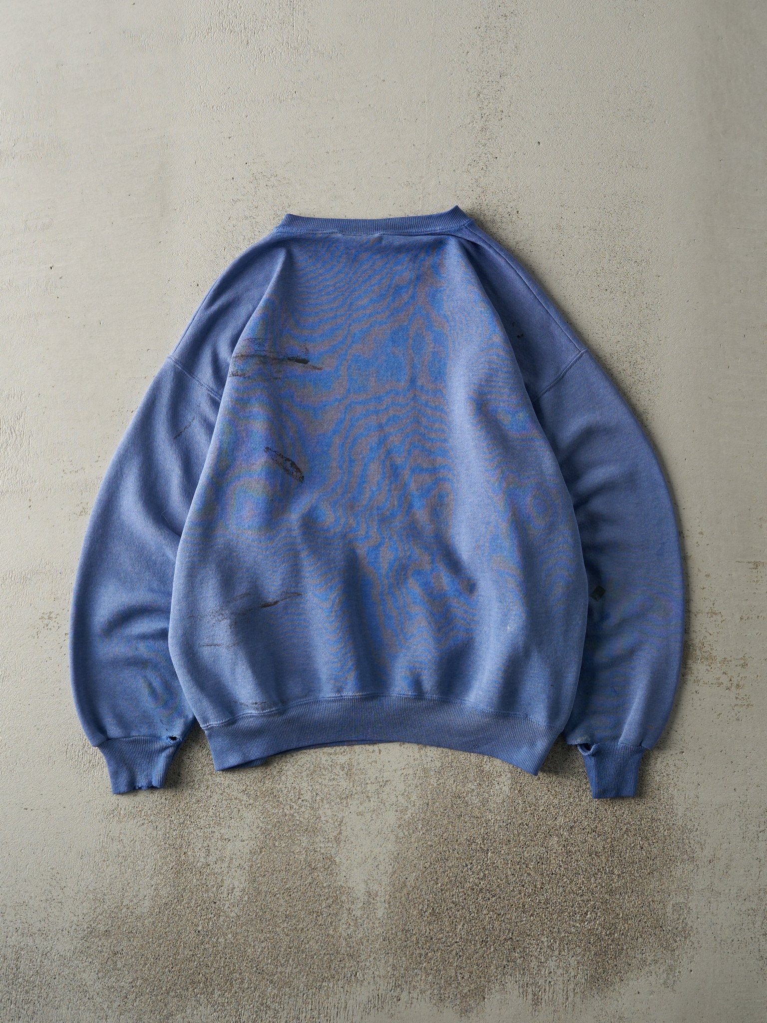 Vintage 90s Periwinkle Blue Blank Crewneck (L)
