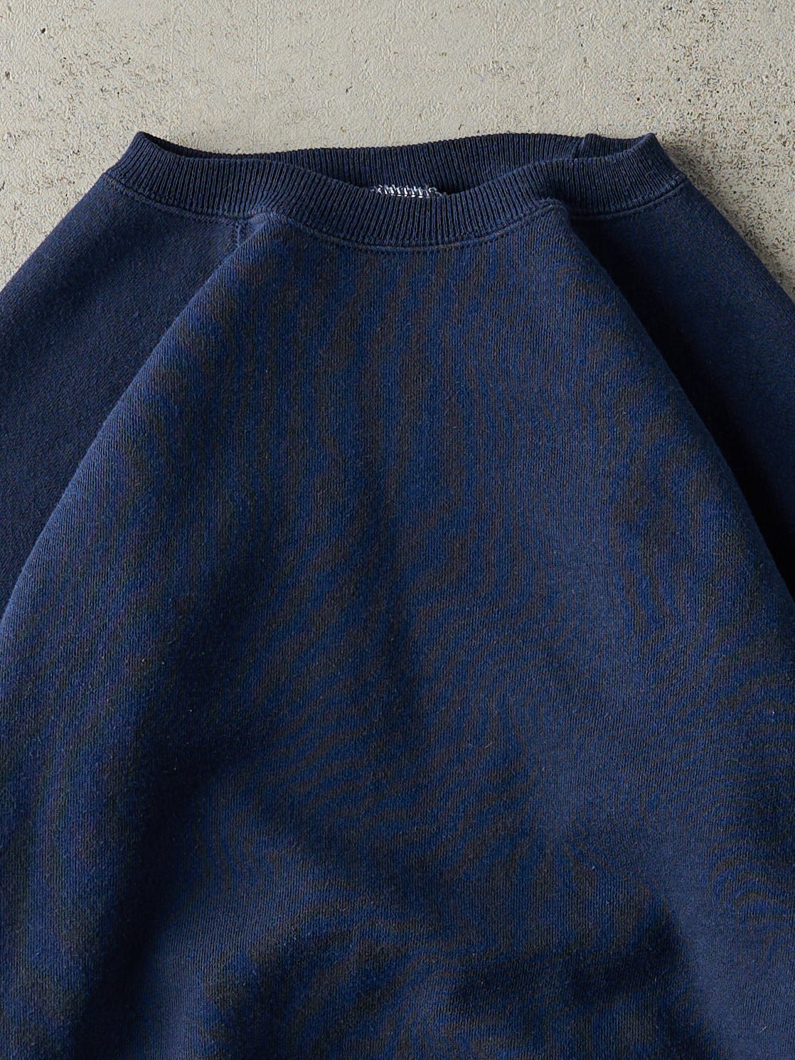 Vintage 80s Navy Blue Blank Crewneck (M)