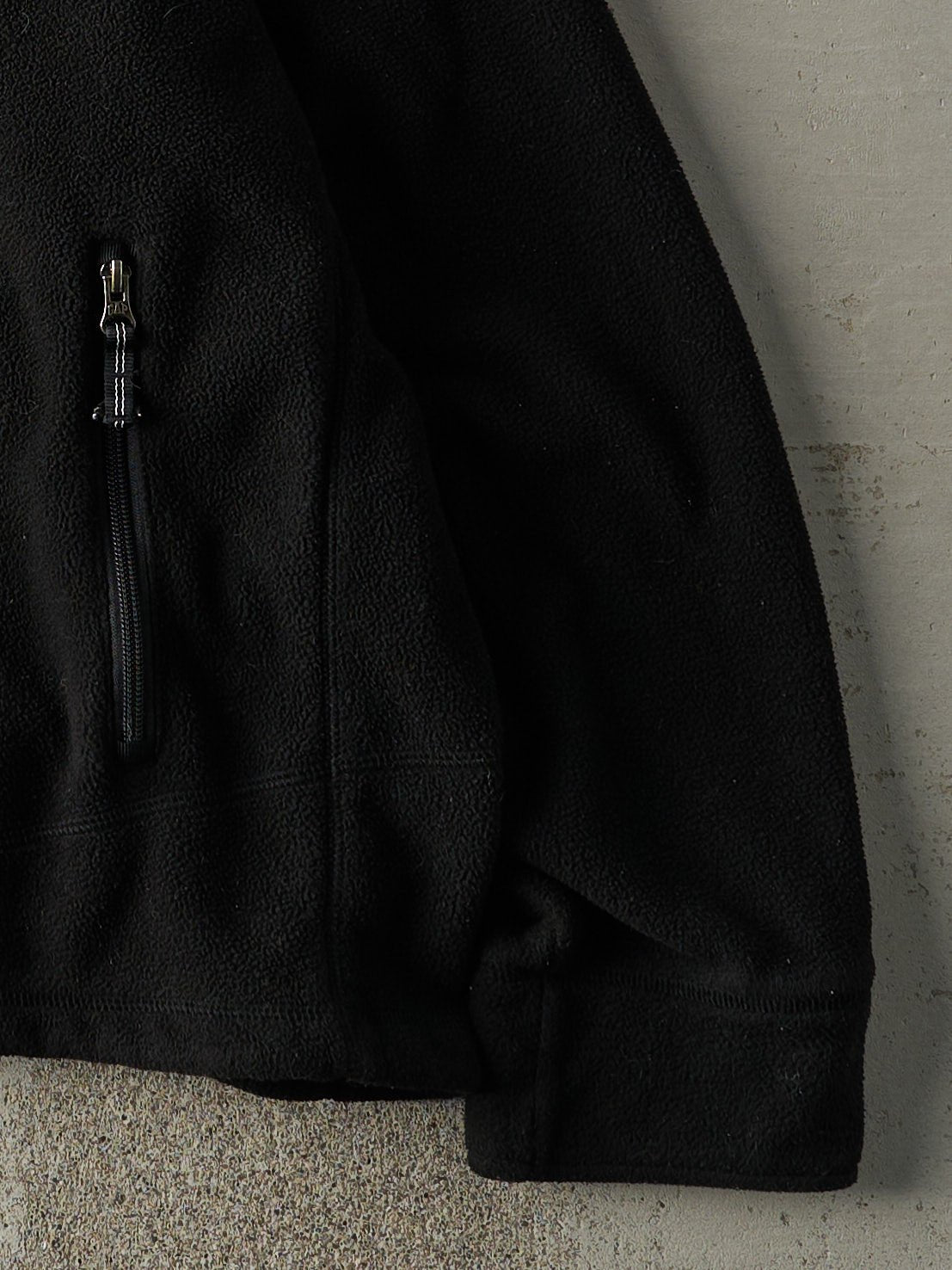 Vintage Y2K Black Gap Fleece Zip Up Sweatshirt (L/XL)