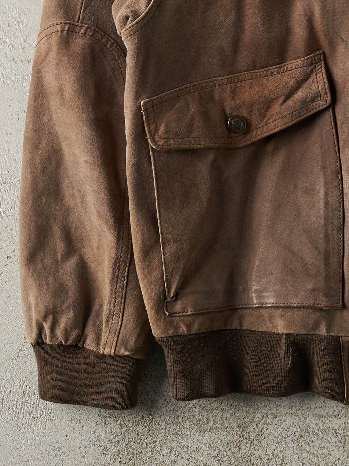 Vintage 80s Brown Weekends Adventure Leather Jacket (M)