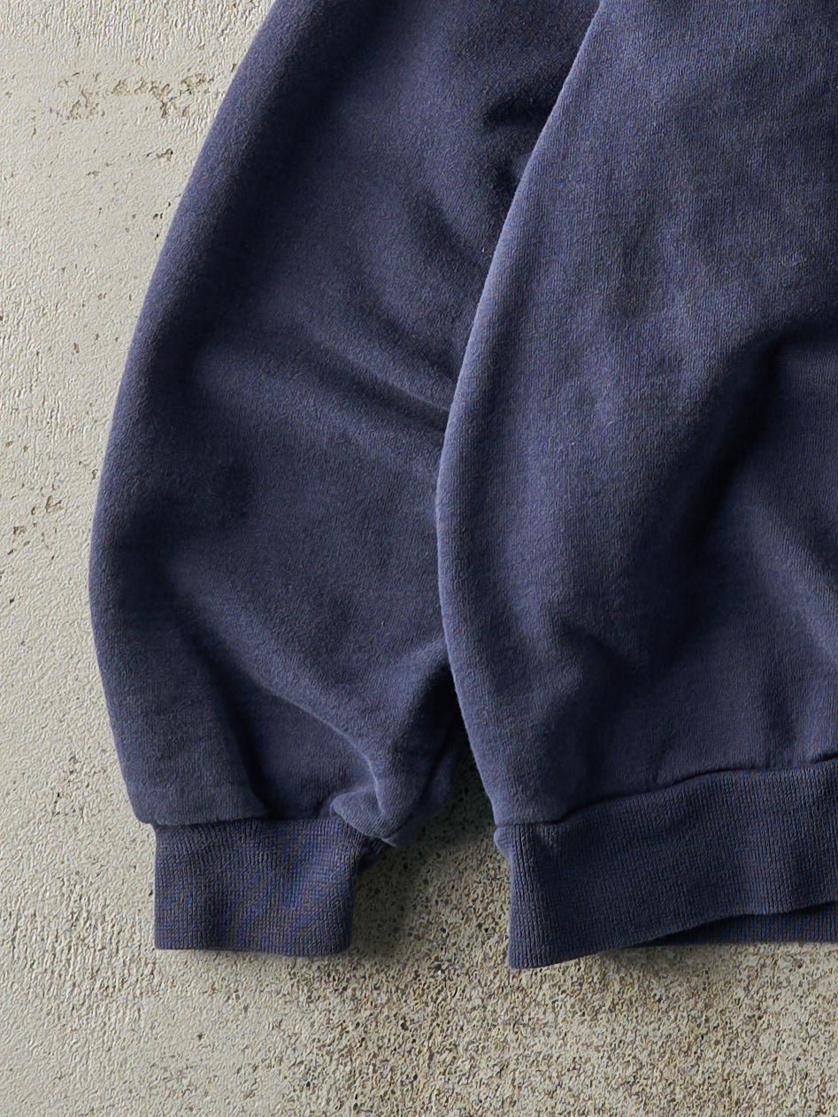 Vintage 90s Navy Blue Embroidered Alaska Boxy Crewneck (L)