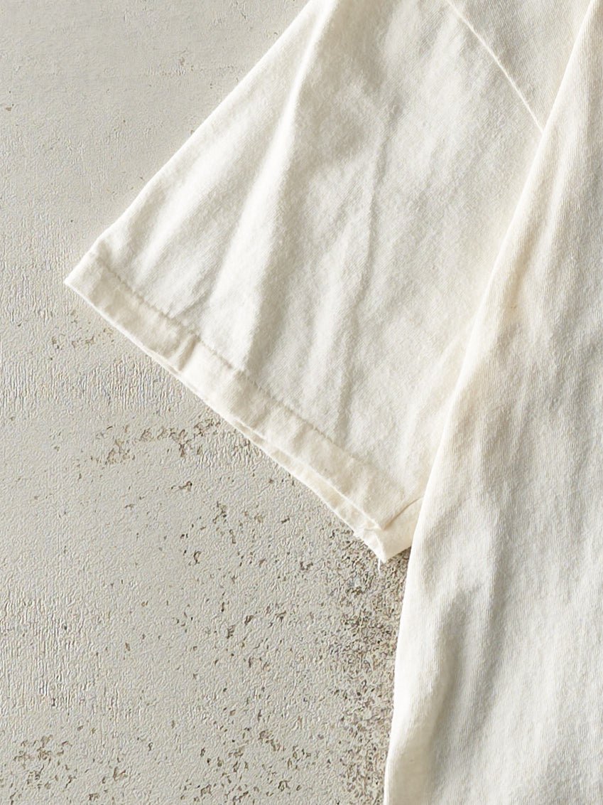 Vintage 90' White Earth Aware, Protect Our Planet Single Stitch Tee (M)