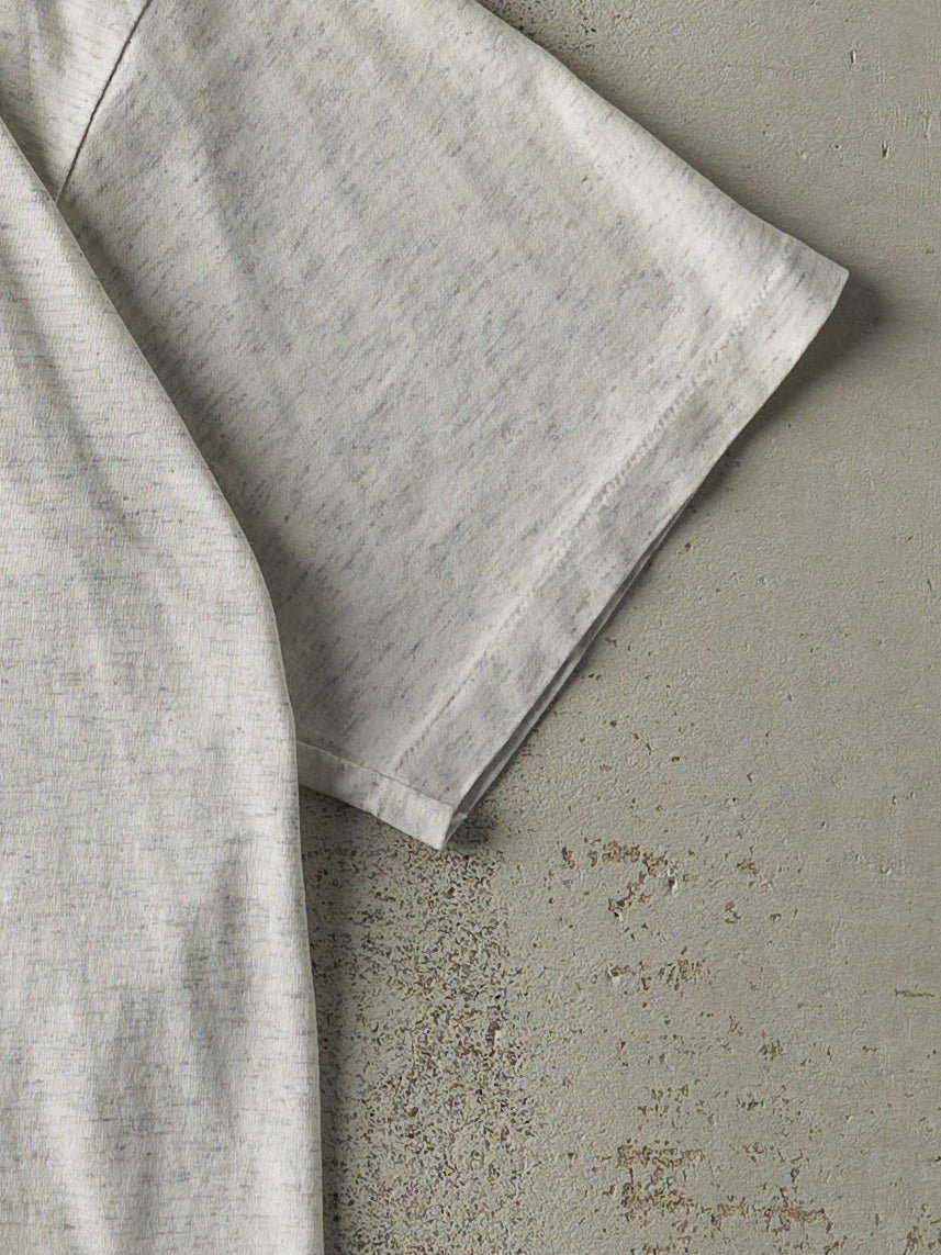 Vintage 90s Heather Grey Vancouver Canada Single Stitch Tee (M)