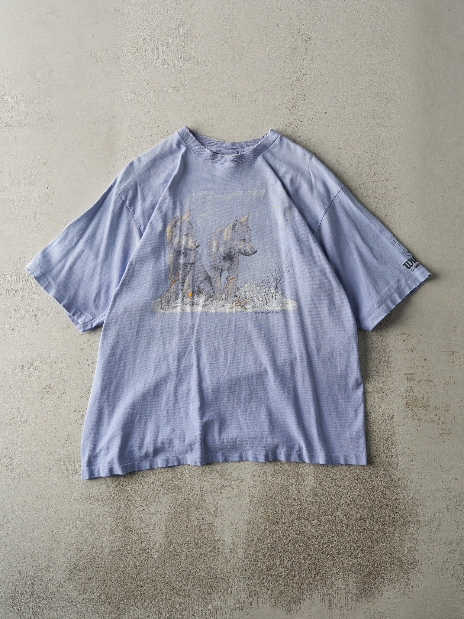 Vintage 93' Blue Extinction is Final Single Stitch Tee (L)