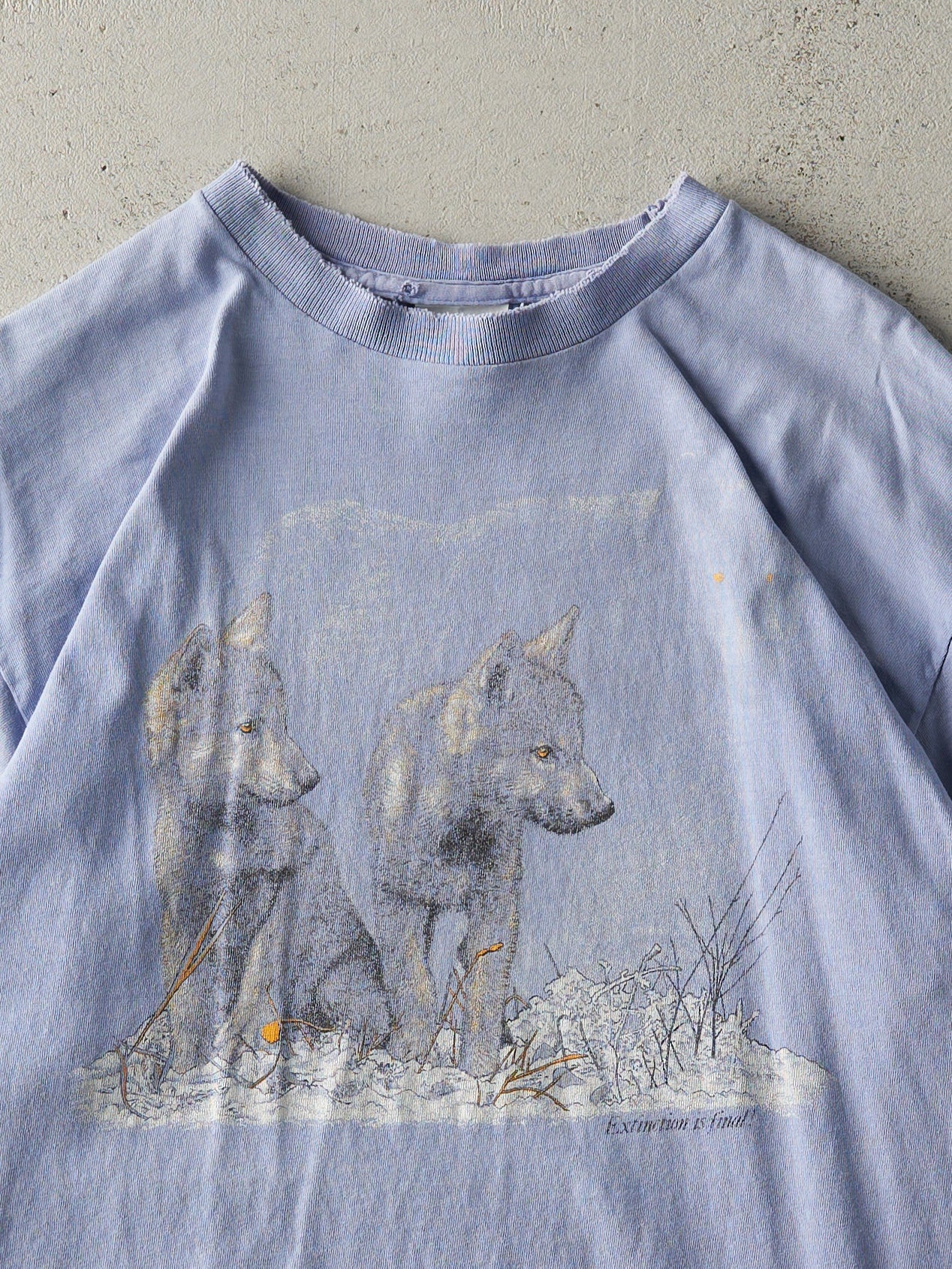 Vintage 93' Blue Extinction is Final Single Stitch Tee (L)