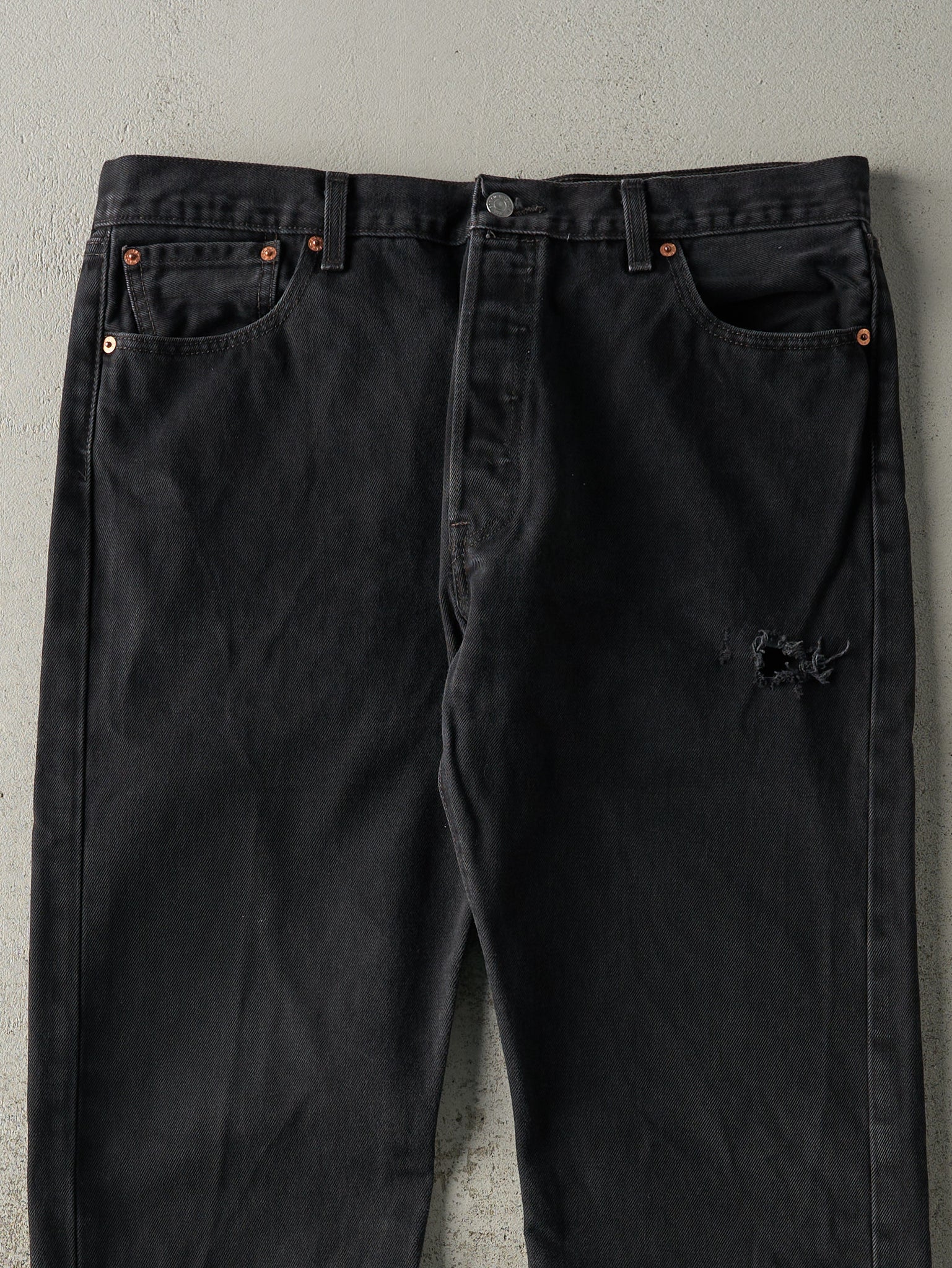 Vintage Y2K Black Levi's 501 Denim Pants (36x30)