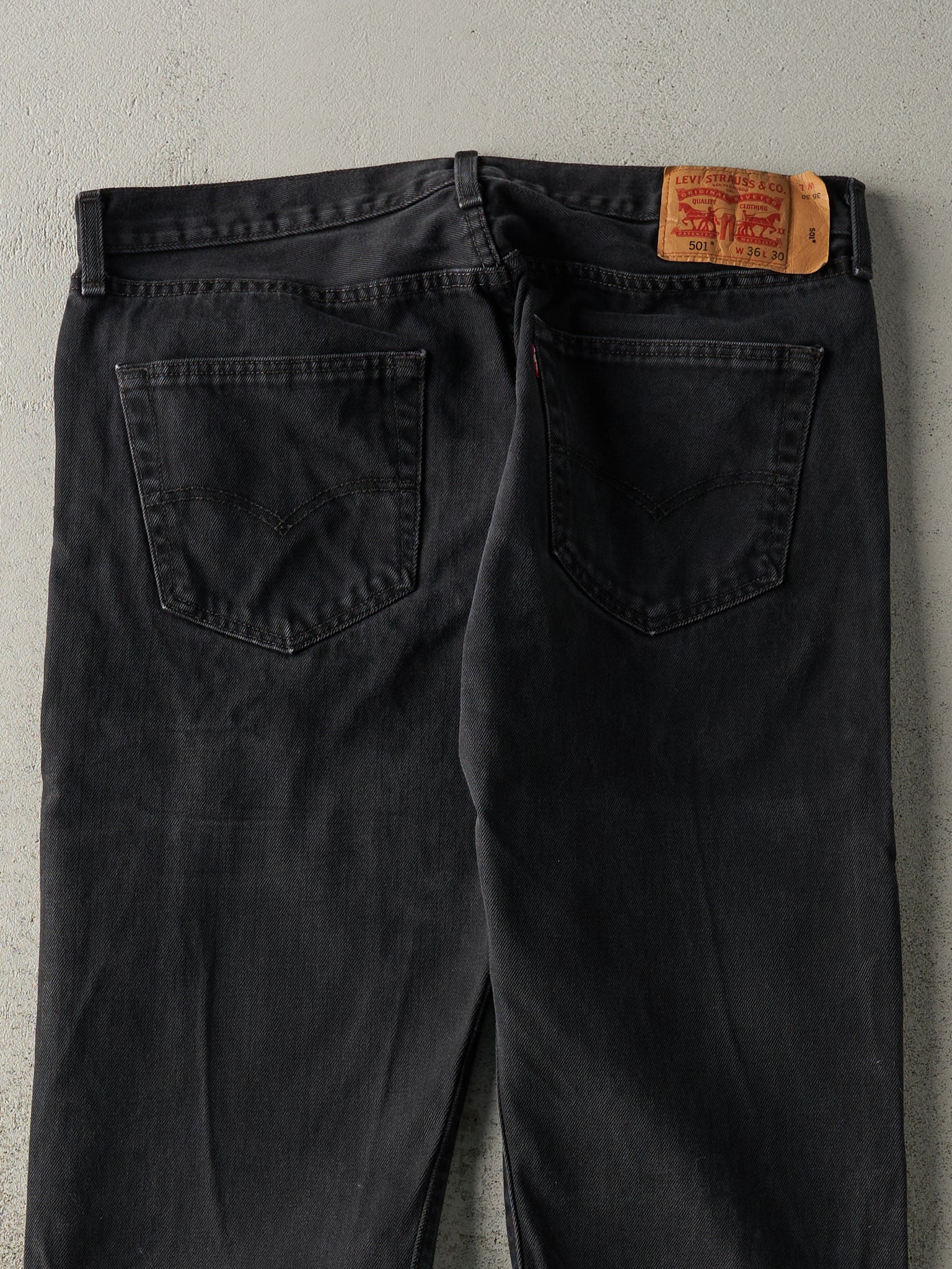 Vintage Y2K Black Levi's 501 Denim Pants (36x30)