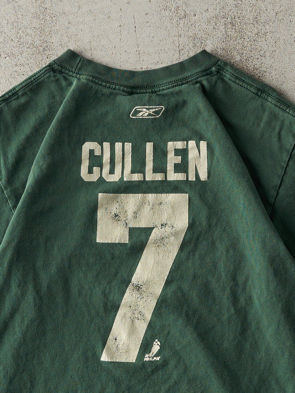 Vintage Y2K Green Minnesota Wild Matt Cullen Player Tee (XS)