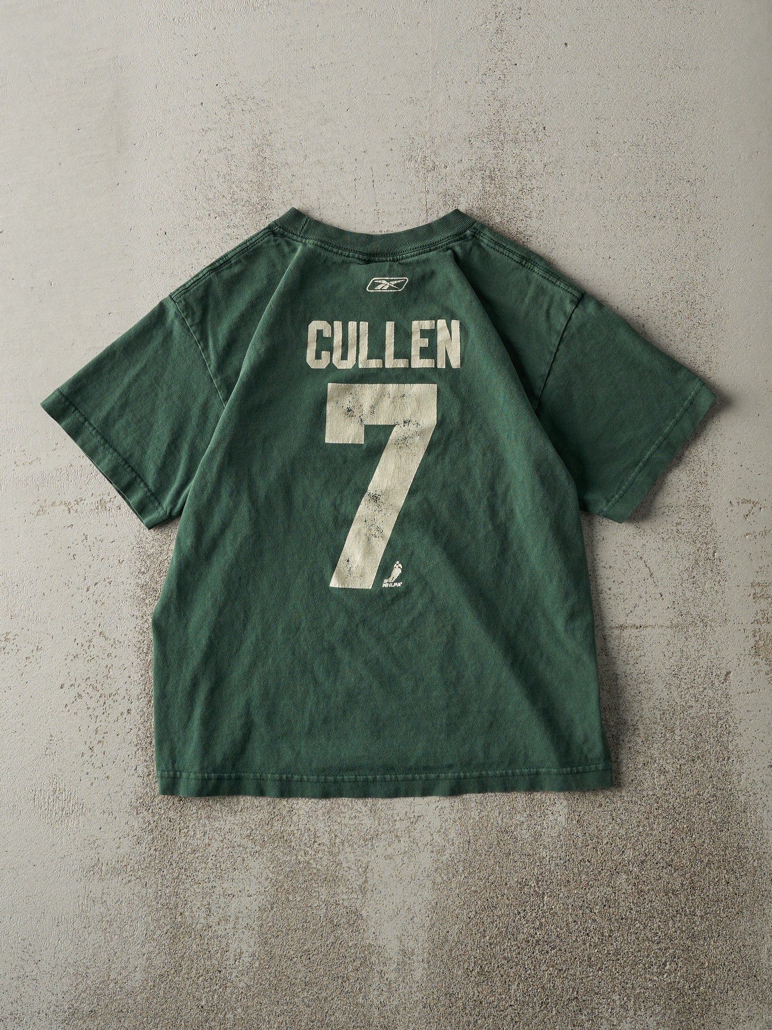 Vintage Y2K Green Minnesota Wild Matt Cullen Player Tee (XS)