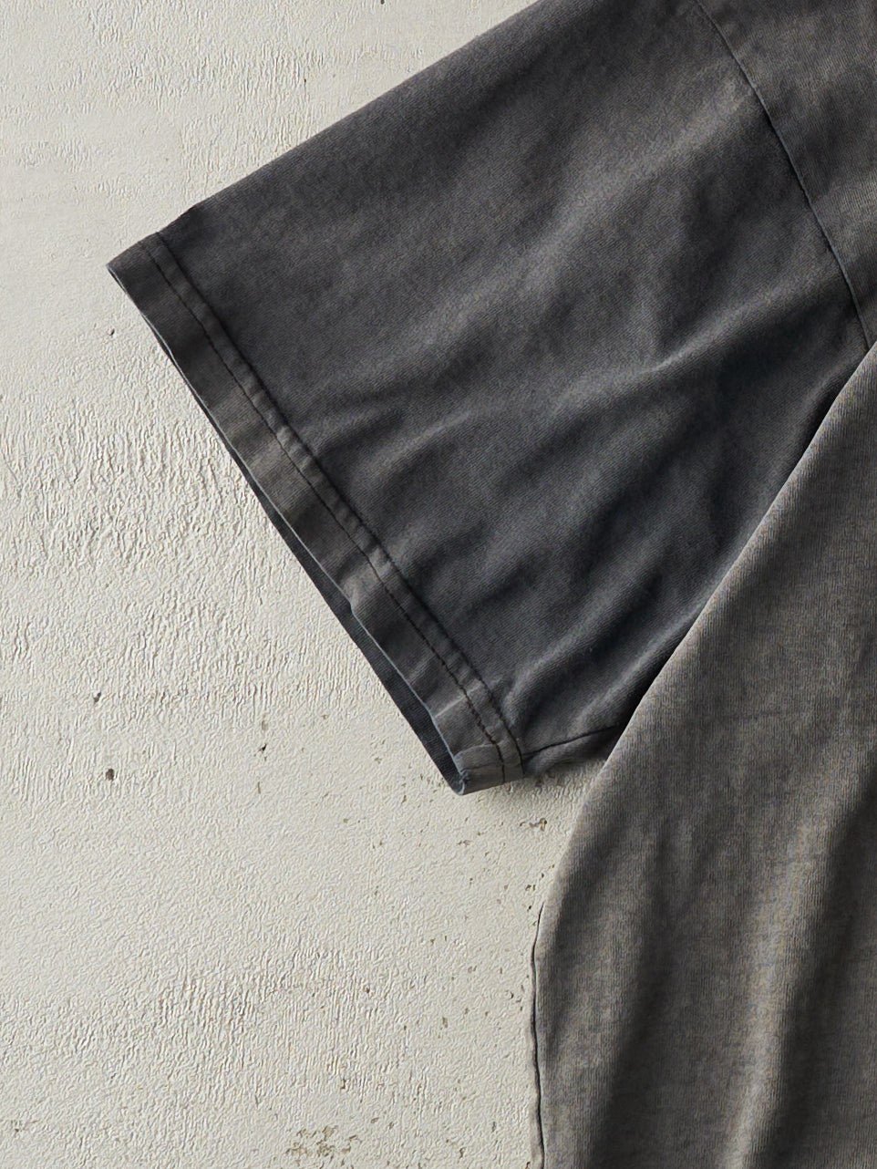 Vintage 90s Faded Black & Green Nike Logo Tee (L)