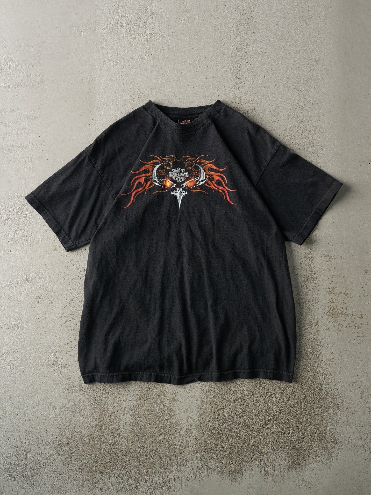 Vintage 04' Black Sioux Falls, SD Harley Davidson Tee (M/L)