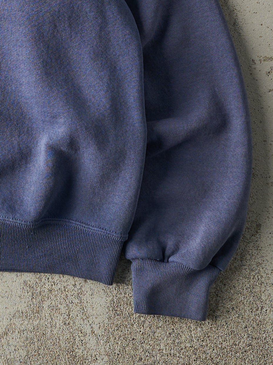 Vintage Y2K Blue Blank Crewneck (M)