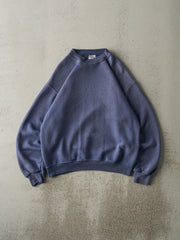 Vintage Y2K Blue Blank Crewneck (M)