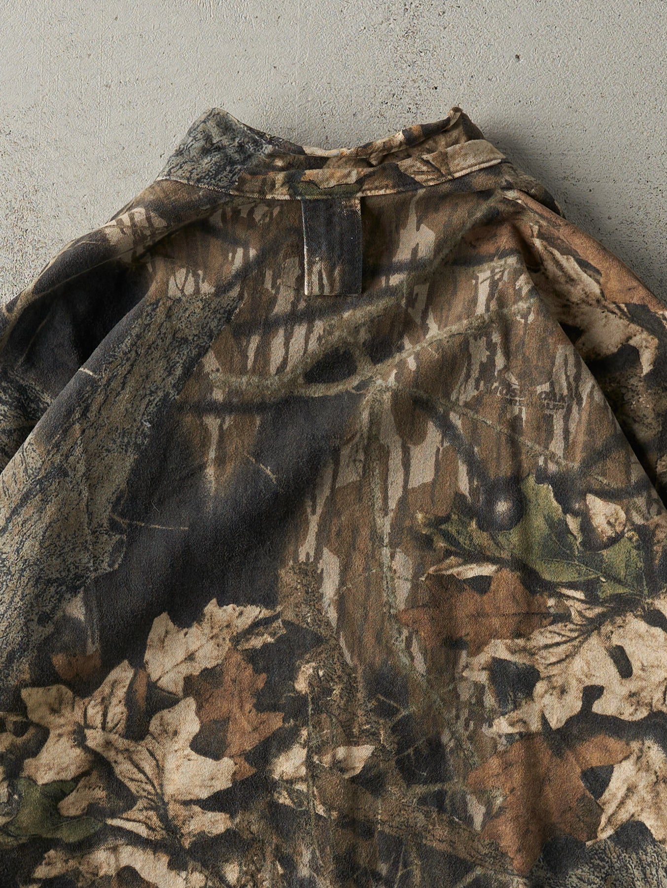 Vintage Y2K Mossy Oak Camo Zip Up Lightweight Jacket (XXL)