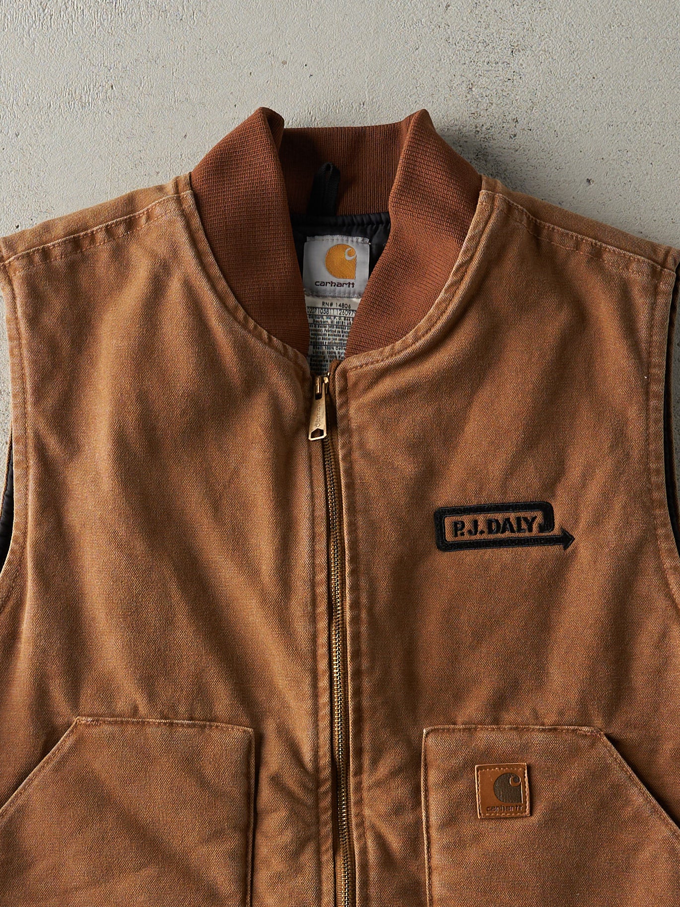 Vintage Y2K Camel Embroidered Carhartt Vest (M)