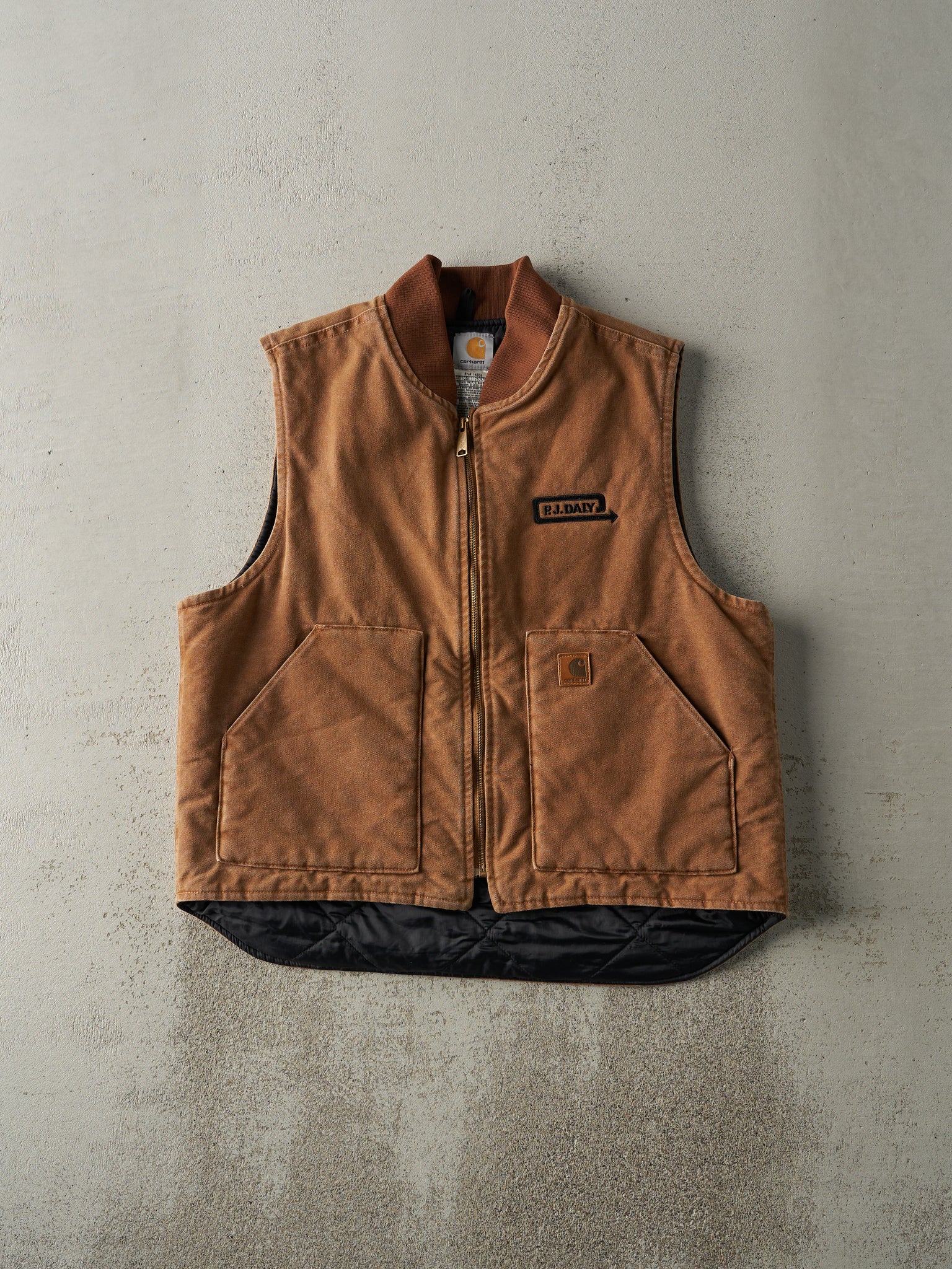 Vintage Y2K Camel Embroidered Carhartt Vest (M)