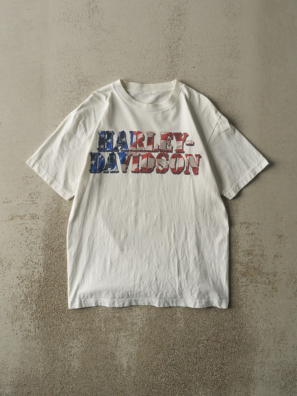 Vintage 13' White South Dakota Harley Davidson Tee (S/M)