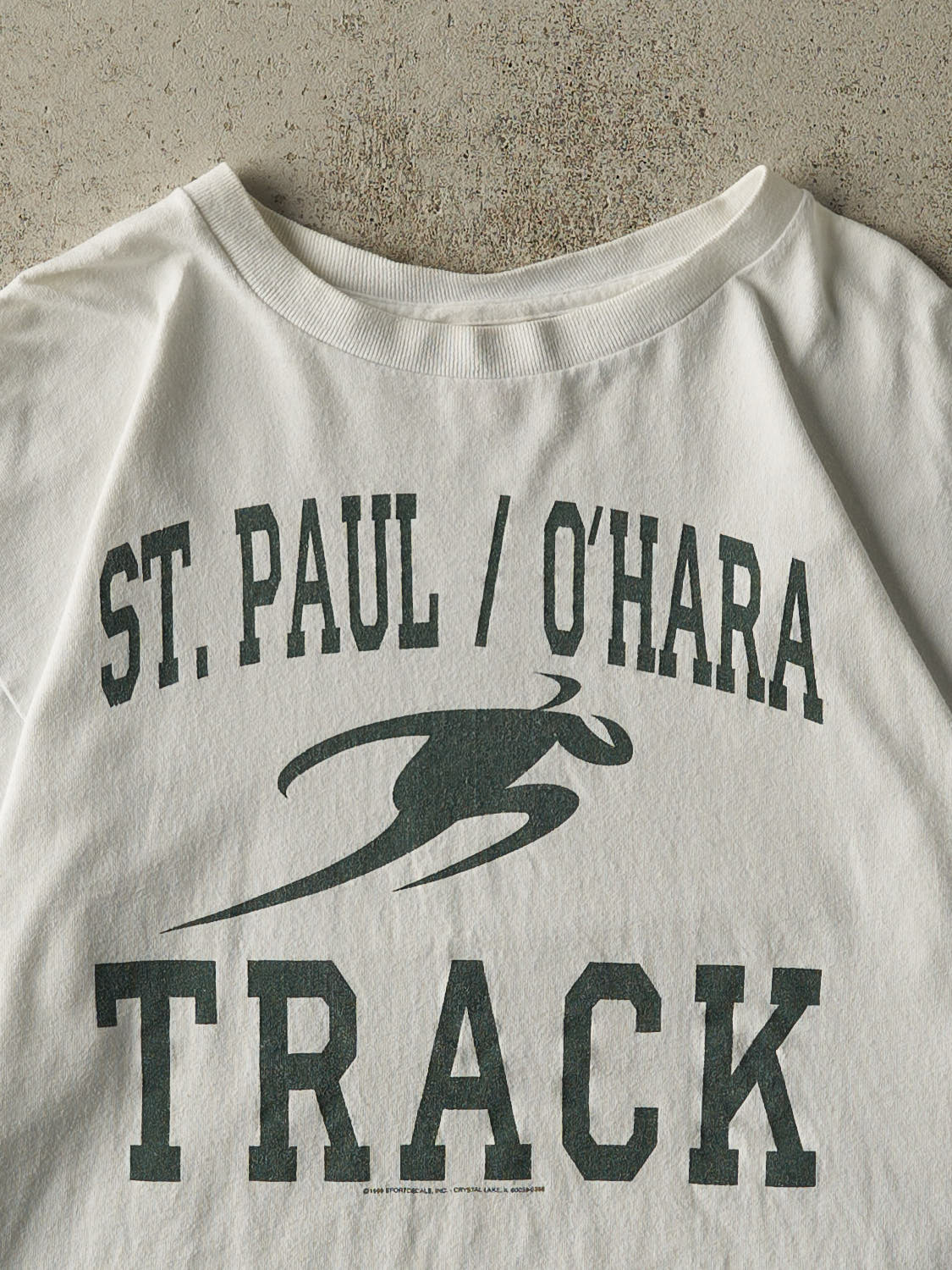 Vintage 99' White St. Paul / O'Hara Track Tee (M/L)
