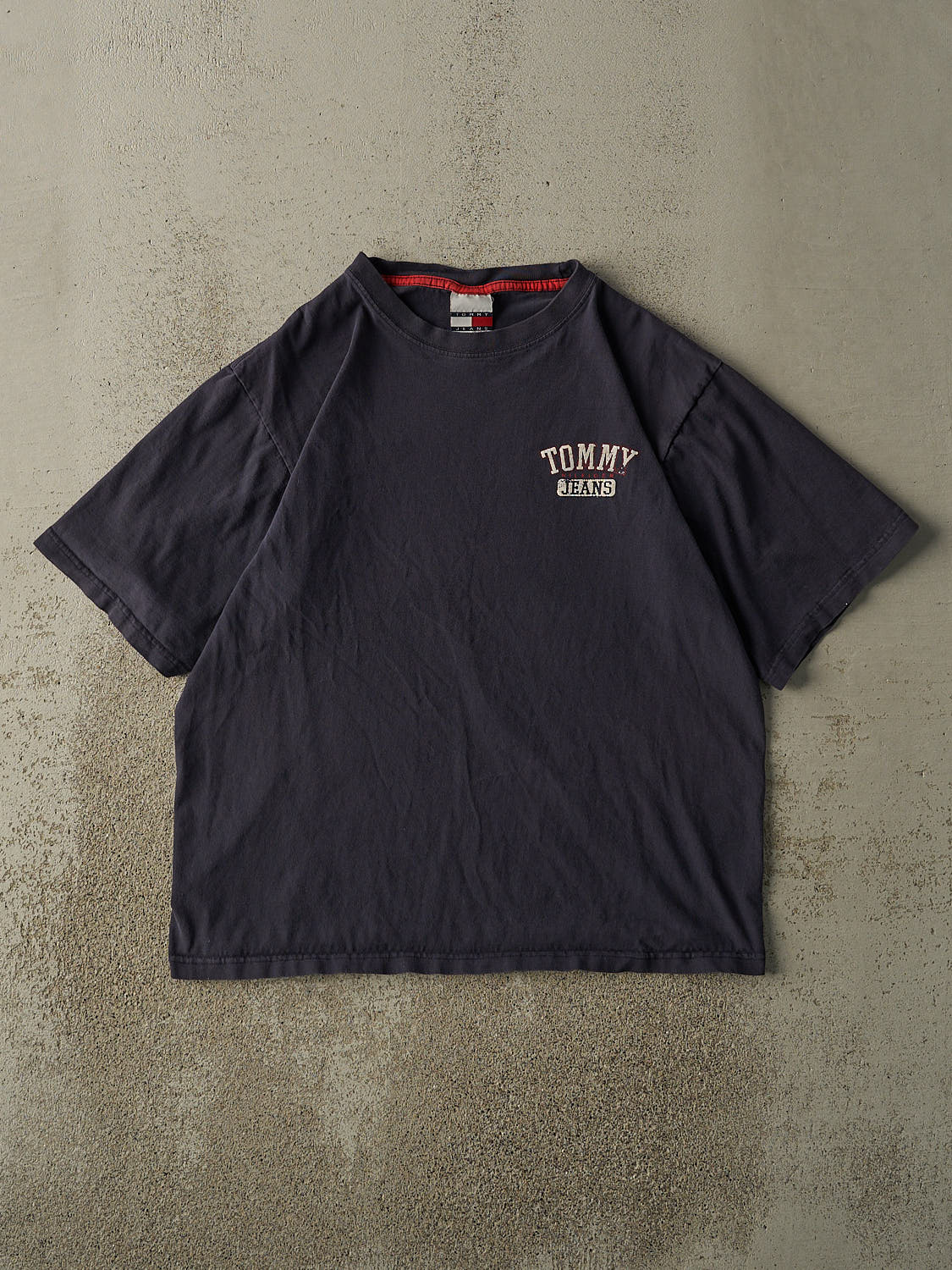 Vintage Y2K Navy Blue Tommy Jeans Tee (L)