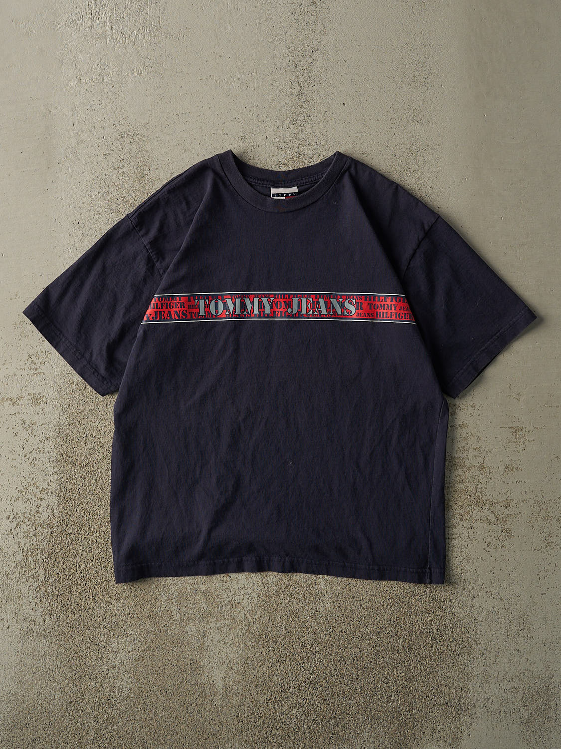 Vintage 90s Navy Blue Tommy Jeans Tee (M/L)
