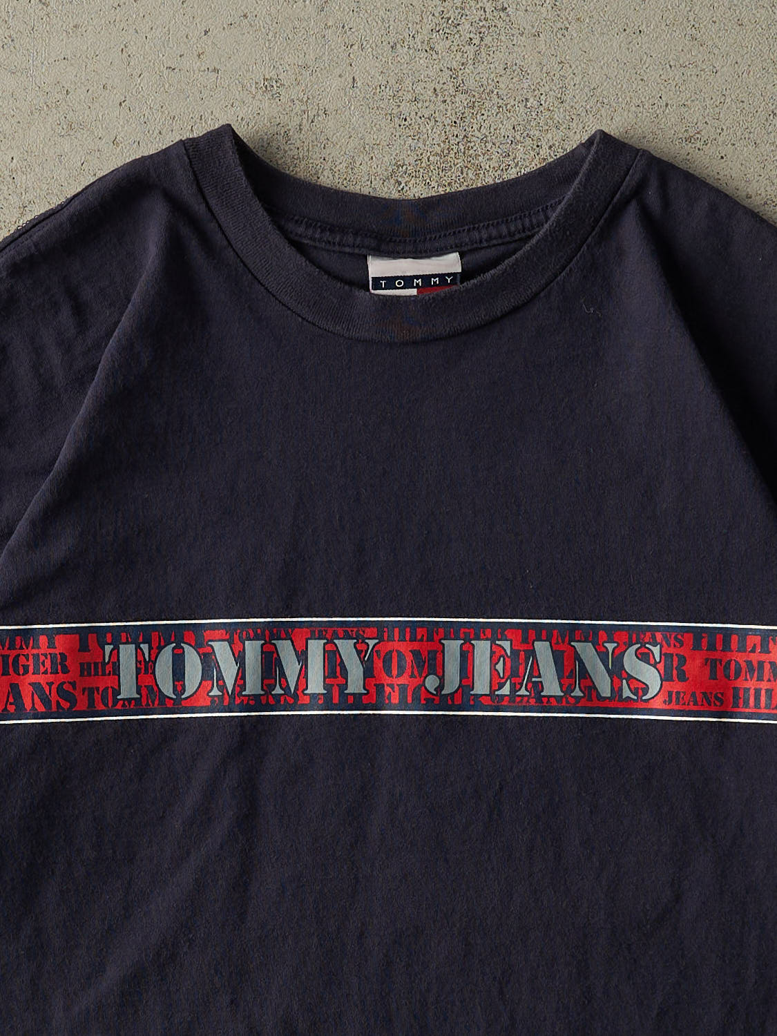 Vintage 90s Navy Blue Tommy Jeans Tee (M/L)