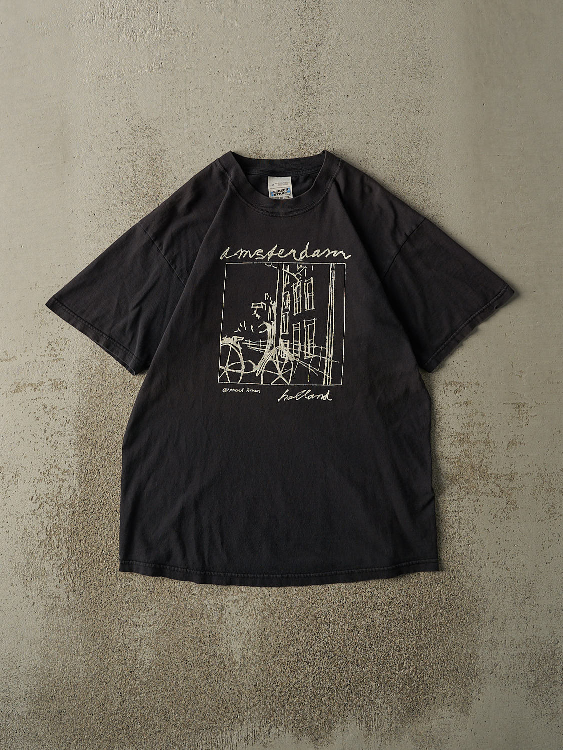 Vintage 90s Black Amsterdam Tee (M/L)