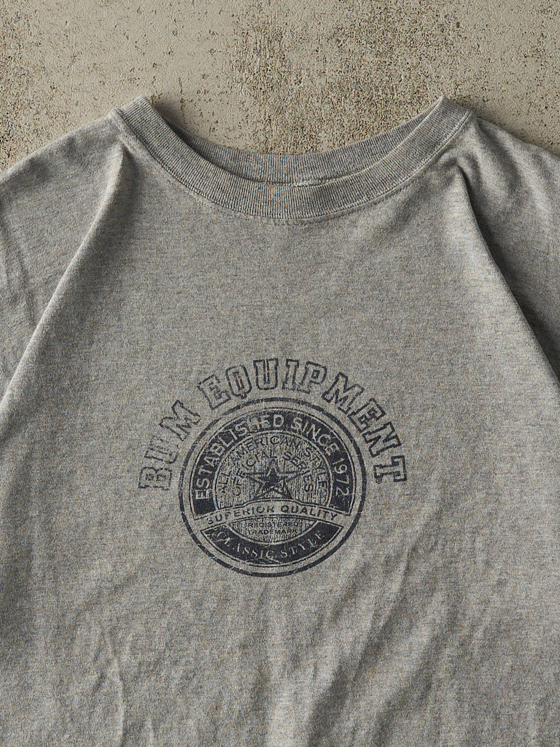 Vintage Y2K Grey Bum Equipment Tee (M/L)