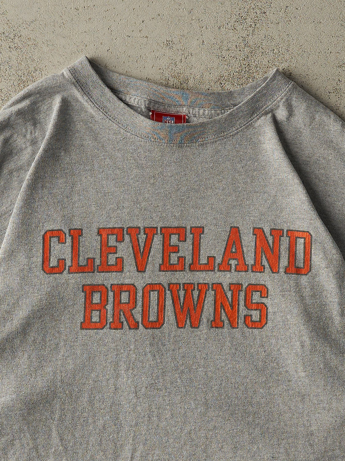 Vintage 90s Grey Cleveland Browns Tee (L/XL)