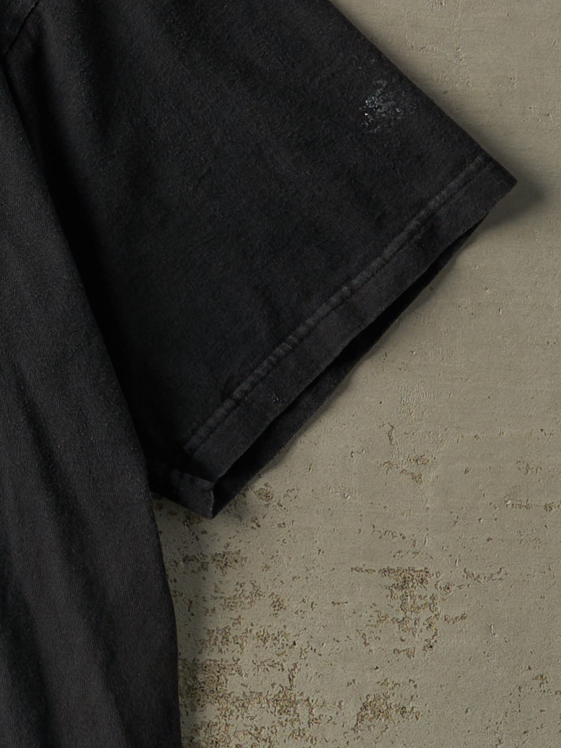 Vintage 90s Black Blank Pocket Tee (L/XL)