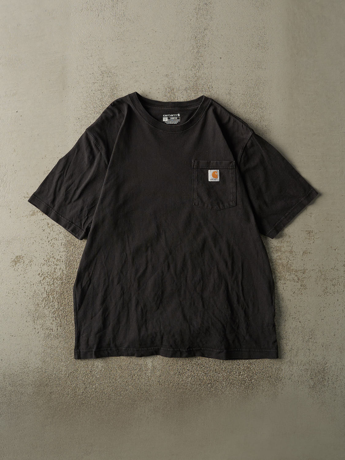 Vintage Y2K Black Carhartt Pocket Tee (XL)